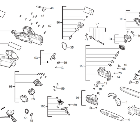 M18FHS20 spare parts