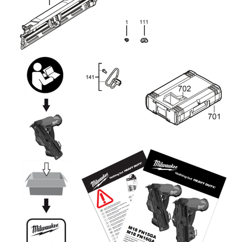 M18FN16GA spare parts