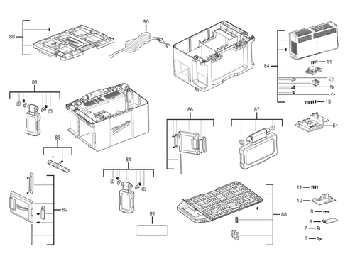 M18POALC 240V spare parts
