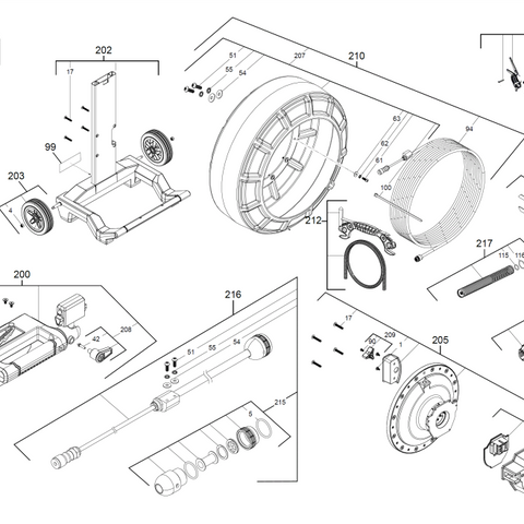 M18SIC60SC spare parts