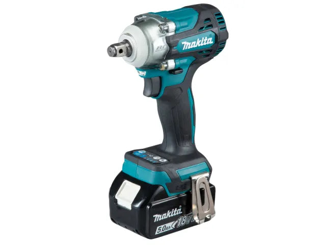 Makita DTW300TX2 18V LXT Brushless impact wrench scaffold kit 2x 5.0Ah + free socket