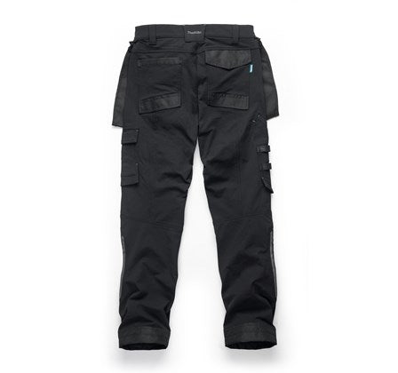 Makita MK304M onyx stretch trousers black