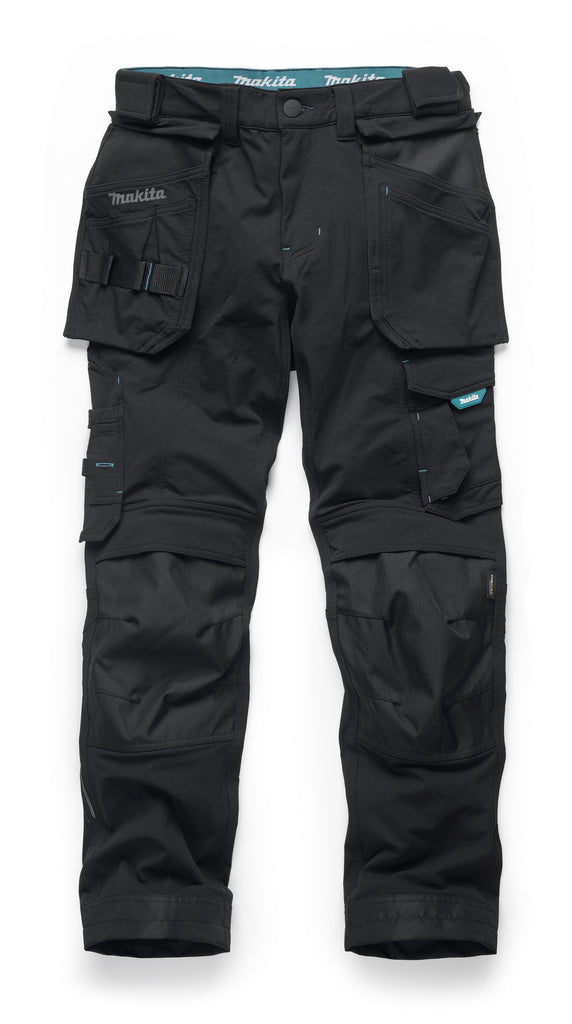 Makita MK304M onyx stretch trousers black