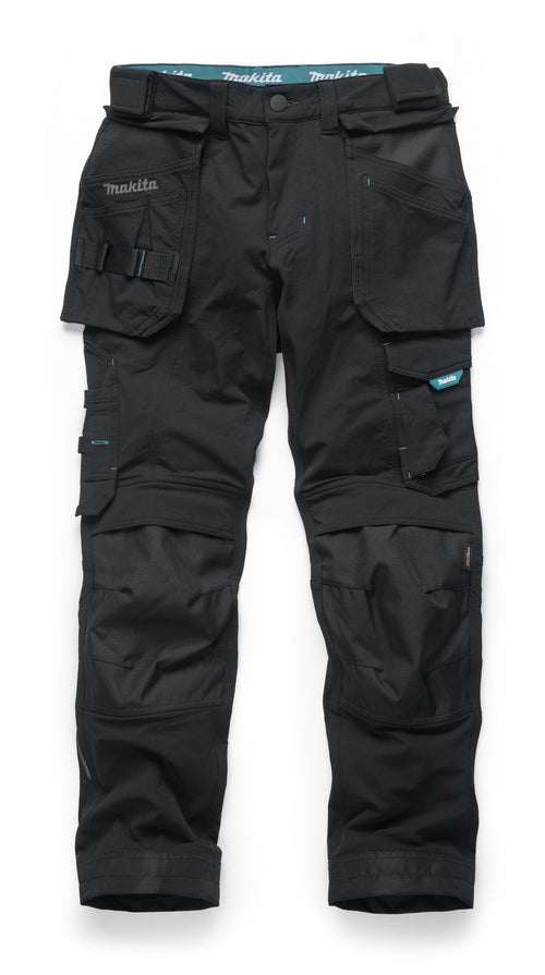 Makita MK304M onyx stretch trousers black