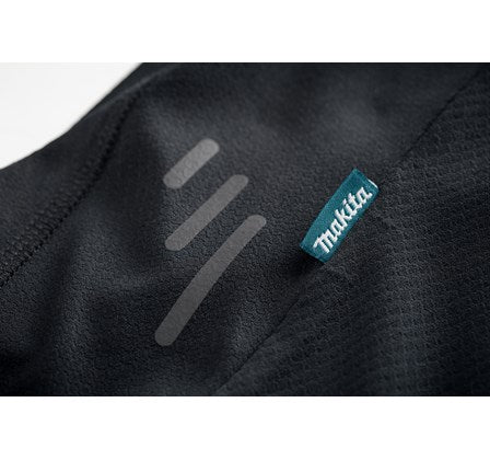 Makita MK501M tech baselayer top black long sleeve