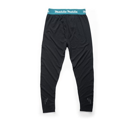 Makita MK502M tech baselayer bottoms black