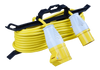 Masterplug LVIL15 1 Socket, 15m, 16A, Yellow extension lead