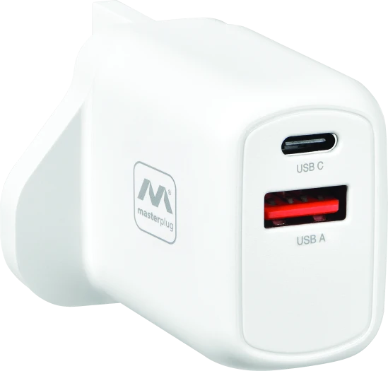 Masterplug USBPLGAC30W/U-MP Charger Plug 30W