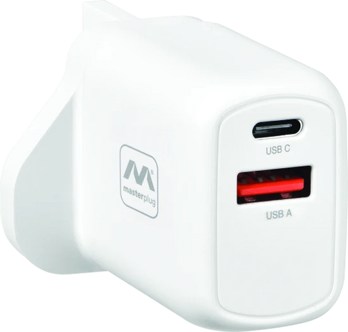 Masterplug USBPLGAC30W/U-MP Charger Plug 30W