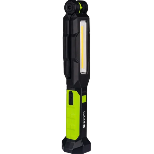 Luceco LILW220G65-01 Rechargeable Inspection LED Twin Head Folding Torch 15W 2200lm, 6500K with Power Bank USB-C