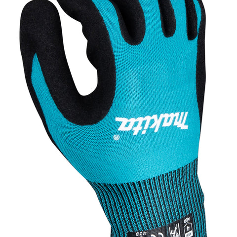 Makita Fitknit™ Cut Level 1 Nitrile Coated Dipped Gloves
