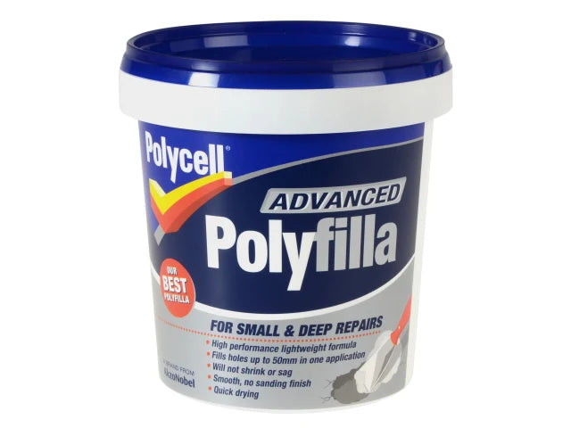 Polycell PLCAPF600 Polyfilla Advance All In One Tub 600ml