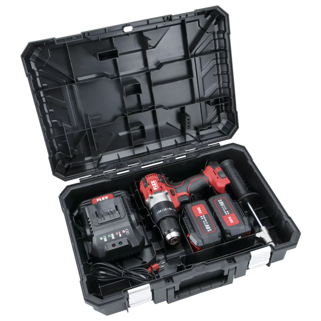 Flex 18v 2-speed cordless percussion drill 5ah kit 517860 PD2G 18.0-ECFS55 bc/5.0