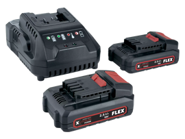 Flex 18v 2.5ah battery bundle 532750 P-Set 22 Q/BS  Power 22 Q
