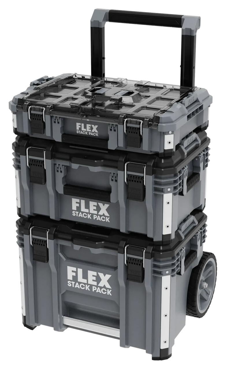 Flex stack pack 3pc storage system TK-L SP SET-1 carrying case kit