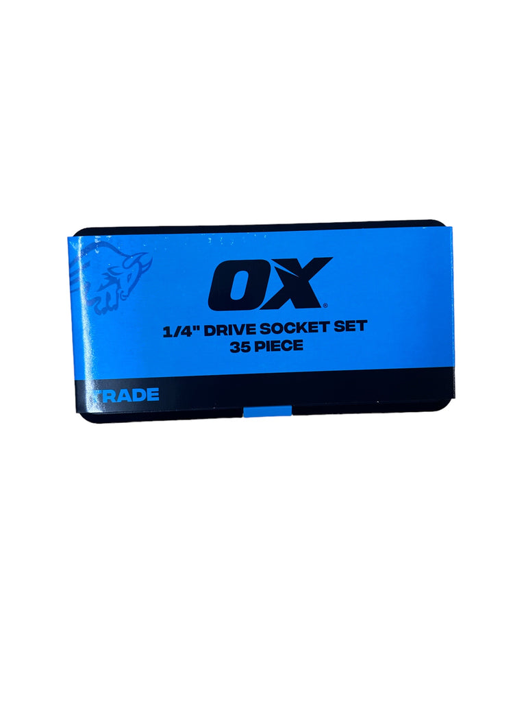 OX Trade 1/4"Drive Socket Set - 35 Piece OX-T326735