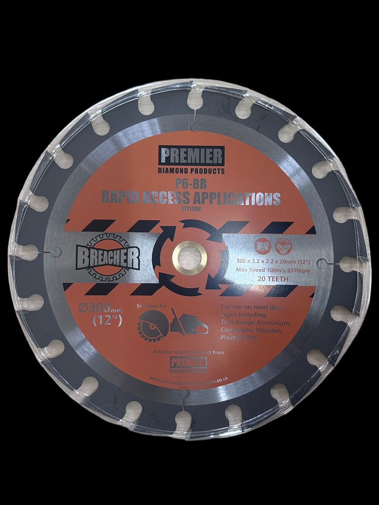 Premier diamond products breacher blade 300mm / 12" p6-br gt11098