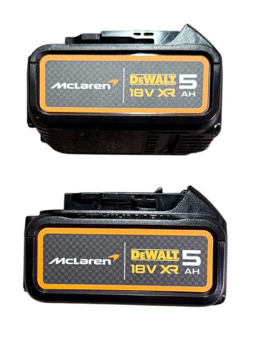 Dewalt DCB184M 5.0ah 18v Mclaren XR Lithium Ion Li-Ion Battery Twin Pack