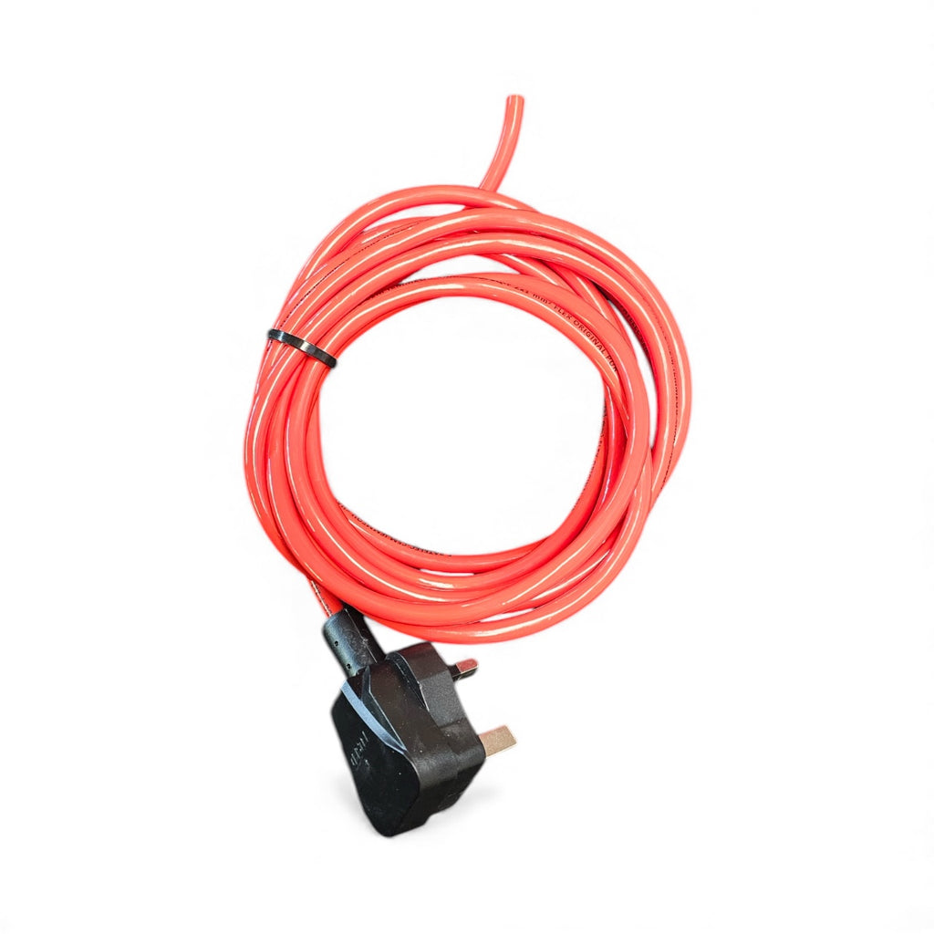 240v cable and plug 3.5 metres 2x1mm core ho5bq-F