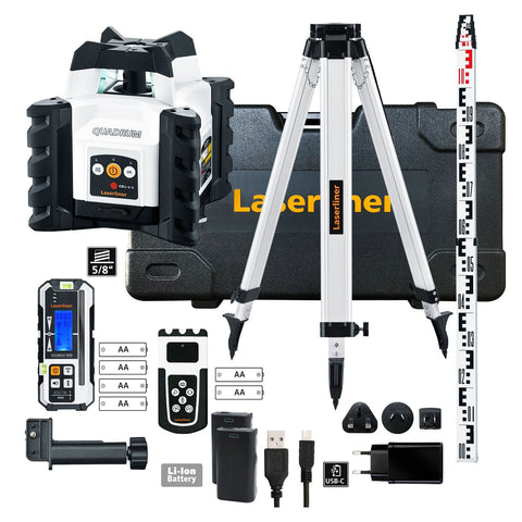 Laserliner 053.520A QuadrumCompact Laser Level Kit  M350