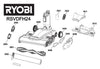 Ryobi RSV18X-0 18V BRUSHLESS STICK VAC spare parts