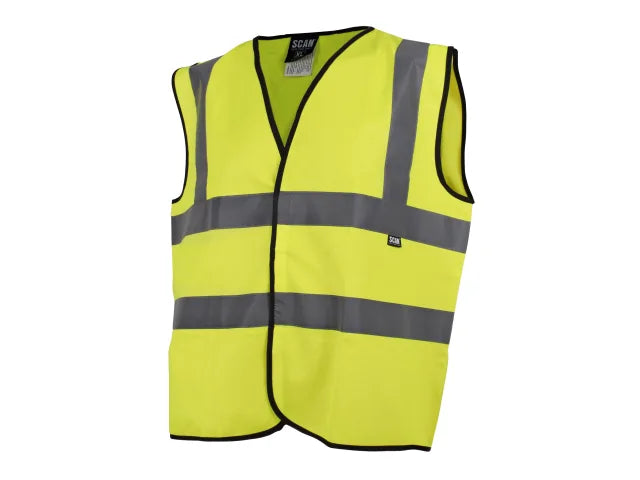 Scan UC801 Hi-Vis Waistcoat Yellow - L (44in)