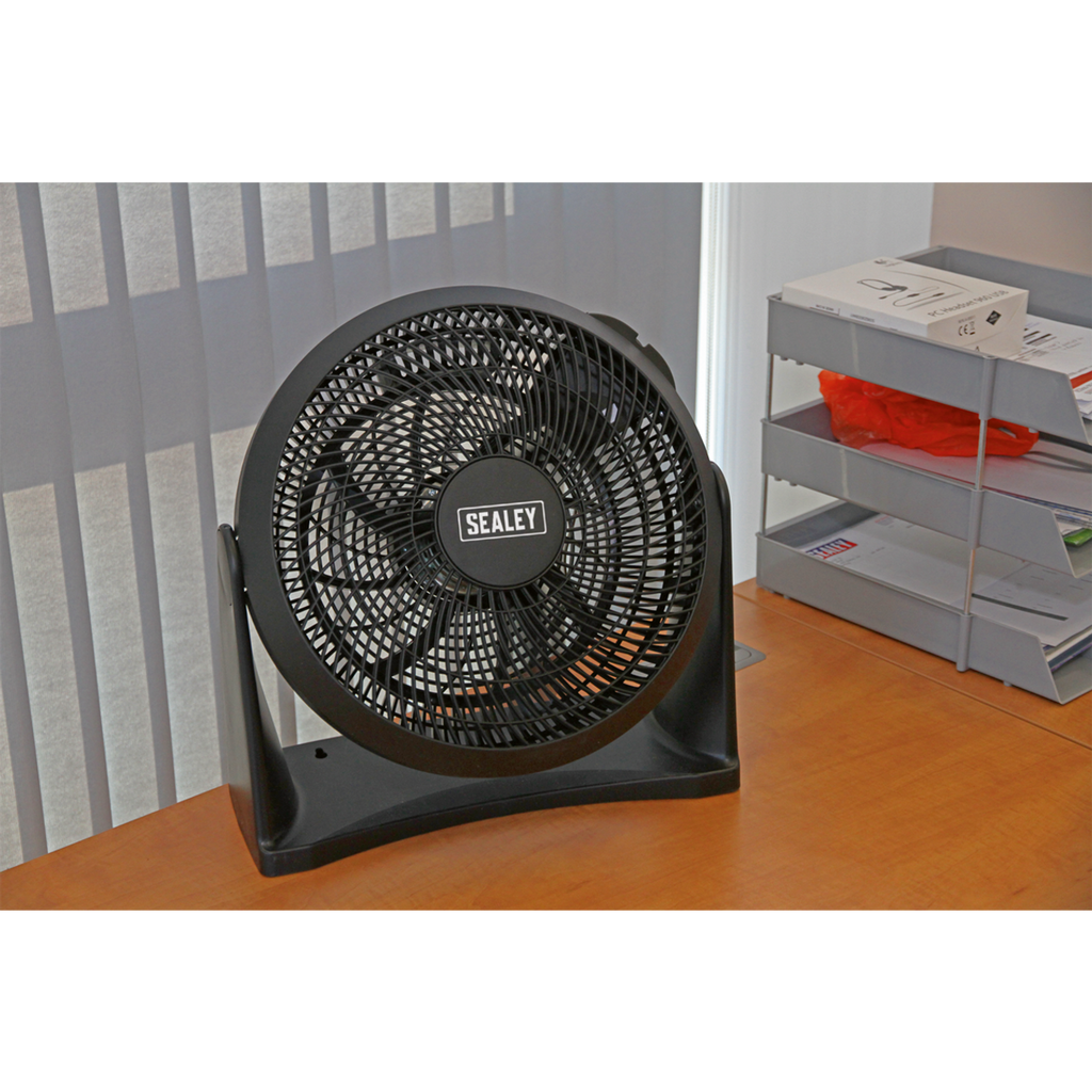 Sealey SFF12 3-Speed Desk/Floor Fan 12" 230V
