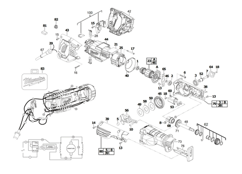SSD1100X 110V spare parts