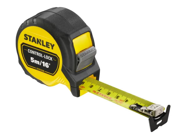 Stanley STHT37235-5 CONTROL-LOCK™ Pocket Tape 5m/16ft (Width 25mm)