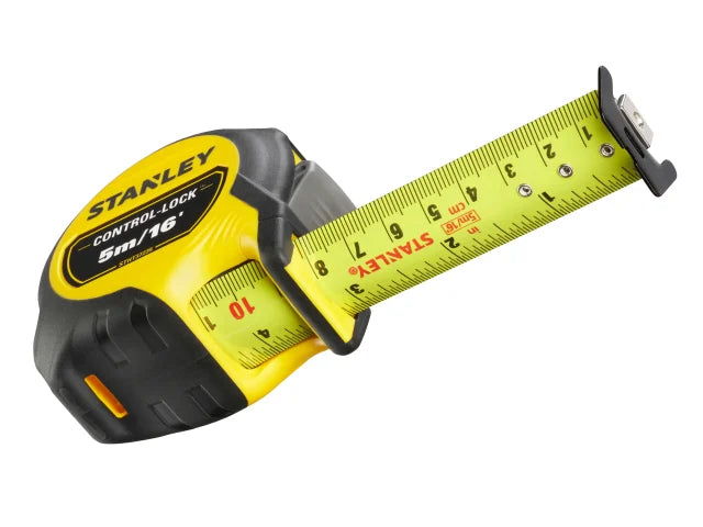 Stanley STHT37235-5 CONTROL-LOCK™ Pocket Tape 5m/16ft (Width 25mm)