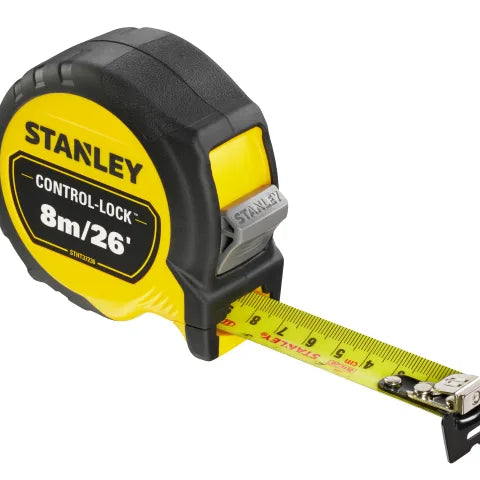 Stanley STHT37236-5 CONTROL-LOCK™ Pocket Tape 8m/25ft (Width 25mm)