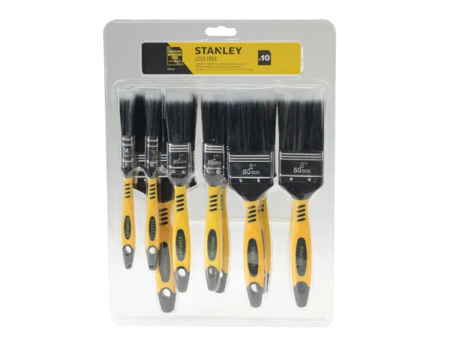 Stanley STASTPPLF10 Loss Free Synthetic Brush Set, 10 pc