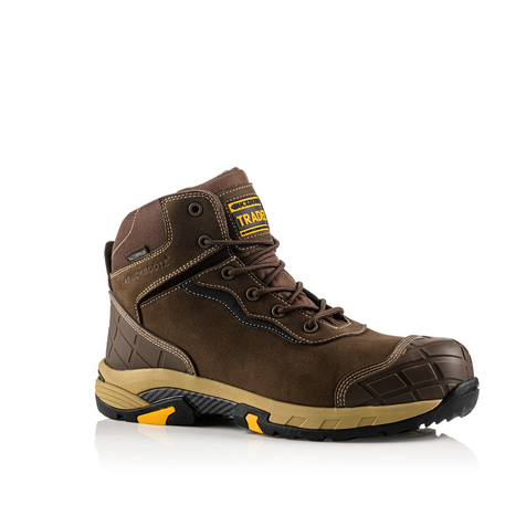 BUCKBOOTZ TRADEZ BLITZ S3 SRC Lightweight Waterproof Brown Safety