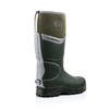 Buckbootz BBZ8000 S5 Green 360° High Visibility Neoprene/Rubber Safety Wellington Boot with Ankle Protection