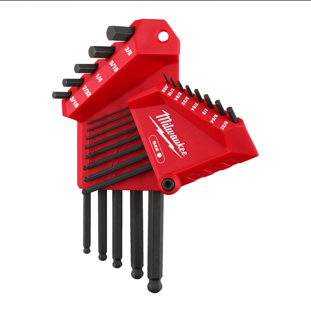 Milwaukee 13PC Imperial L-Style Hex Key Set 4932493615 – C.J. Sinclair 