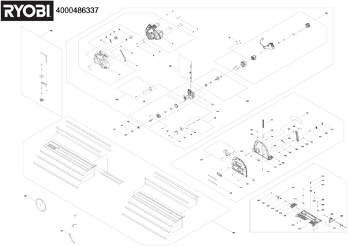 Ryobi RPLS18X-0 18V plunge saw