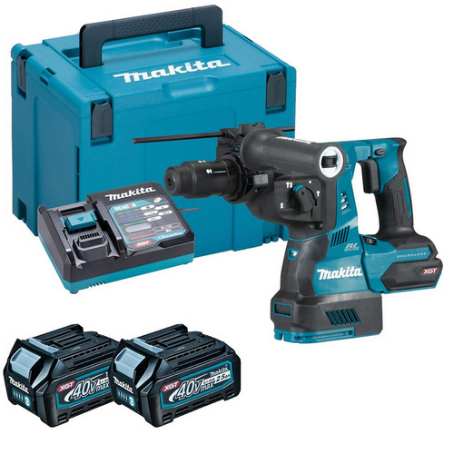 Makita HR004GD203 40V XGT Brushless Rotary Hammer 2x 2.5Ah kit