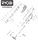 Ryobi RSV18-0 18V brushed stick vac spare parts