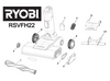 Ryobi RSV18-0 18V brushed stick vac spare parts