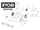 Ryobi RSV18-0 18V brushed stick vac spare parts
