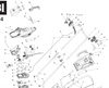 Ryobi OLM1833B 4000504274 Lawnmower Spare parts