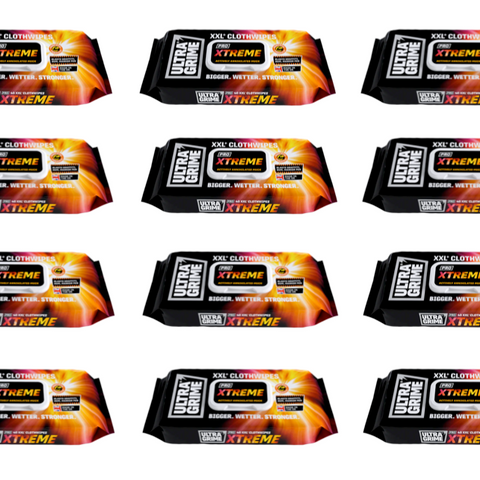 UltraGrime® Pro: 5910 Xtreme 40 XXL+ Clothwipes box of x12