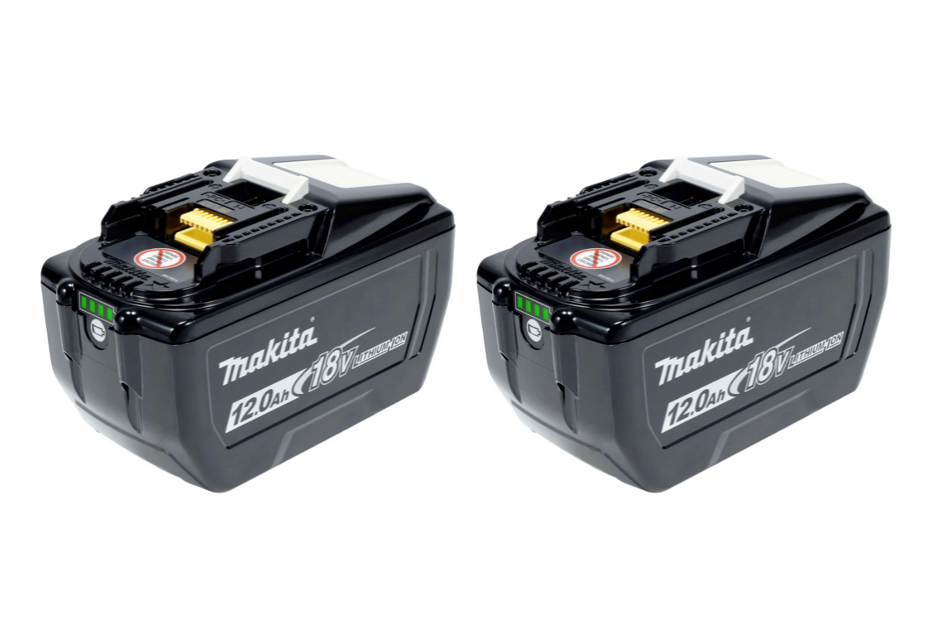 Makita BL18120 twin pack 18v lxt 12ah battery genuine 1915J2-8