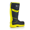 Buckbootz BBZ8000BKYL Buckbootz Safety Wellington, Black / Hi-Vis Yellow