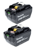 Makita BL1890 18v lxt 12ah battery twin pack genuine 1915H4-0 X2