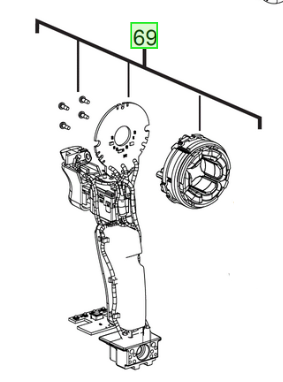 Milwaukee m18oneid switch electronics 4931456375 spare part