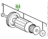 Milwaukee AG12-115X 110v Armature assembly 4931435057 spare part