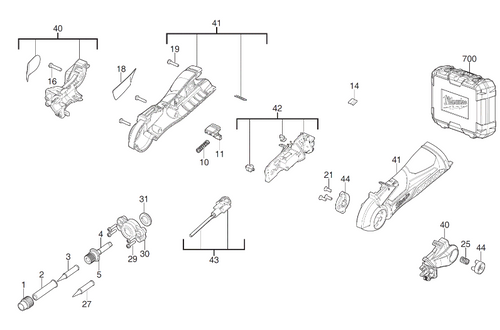 Milwaukee M12SI 12v soldering iron spare parts