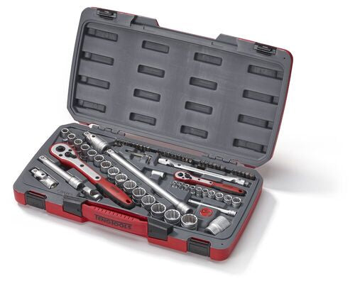 Teng Tools T1272 MECCA PRO 1/4" & 1/2" Socket Set 72 Pieces