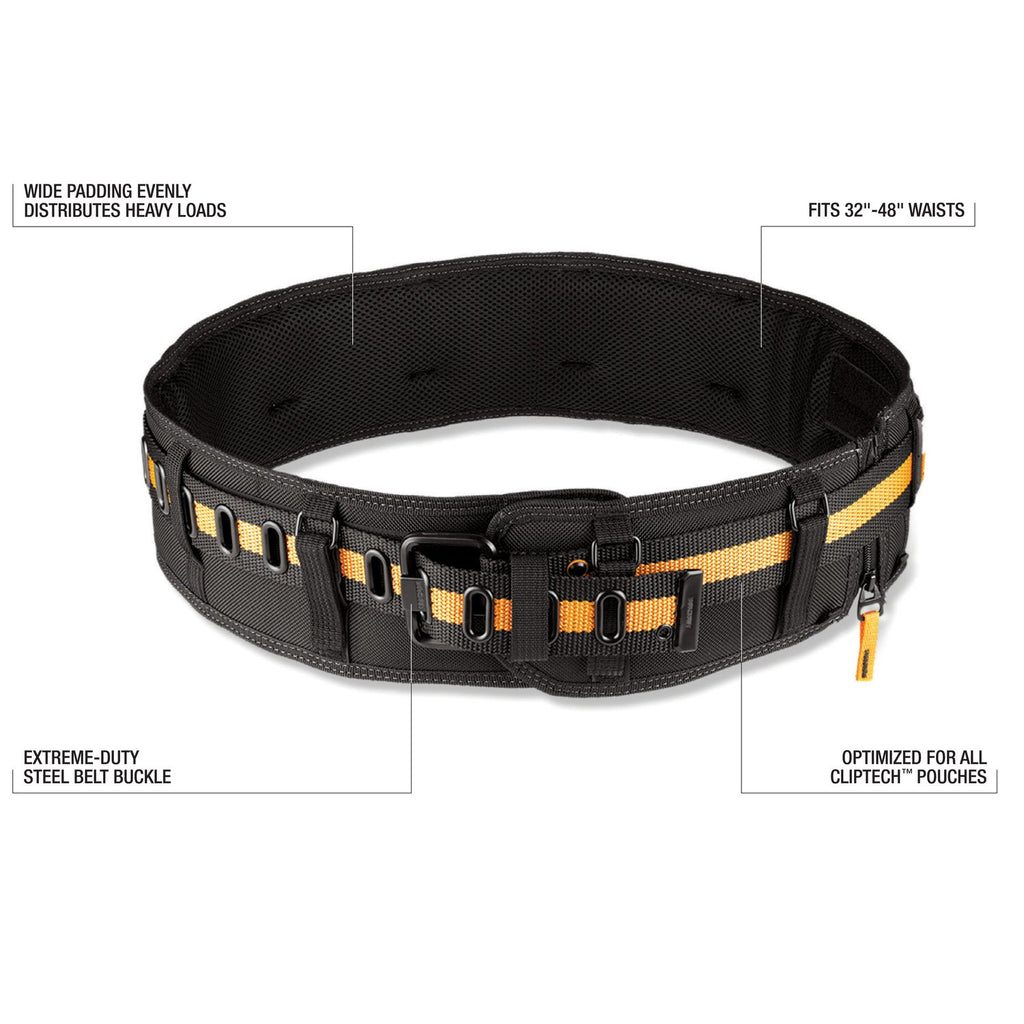 Toughbuilt TB-CT-40P Padded Belt Steel Buckle / Back Support